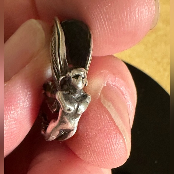 Sterling silver fairy pendant - Picture 4 of 5